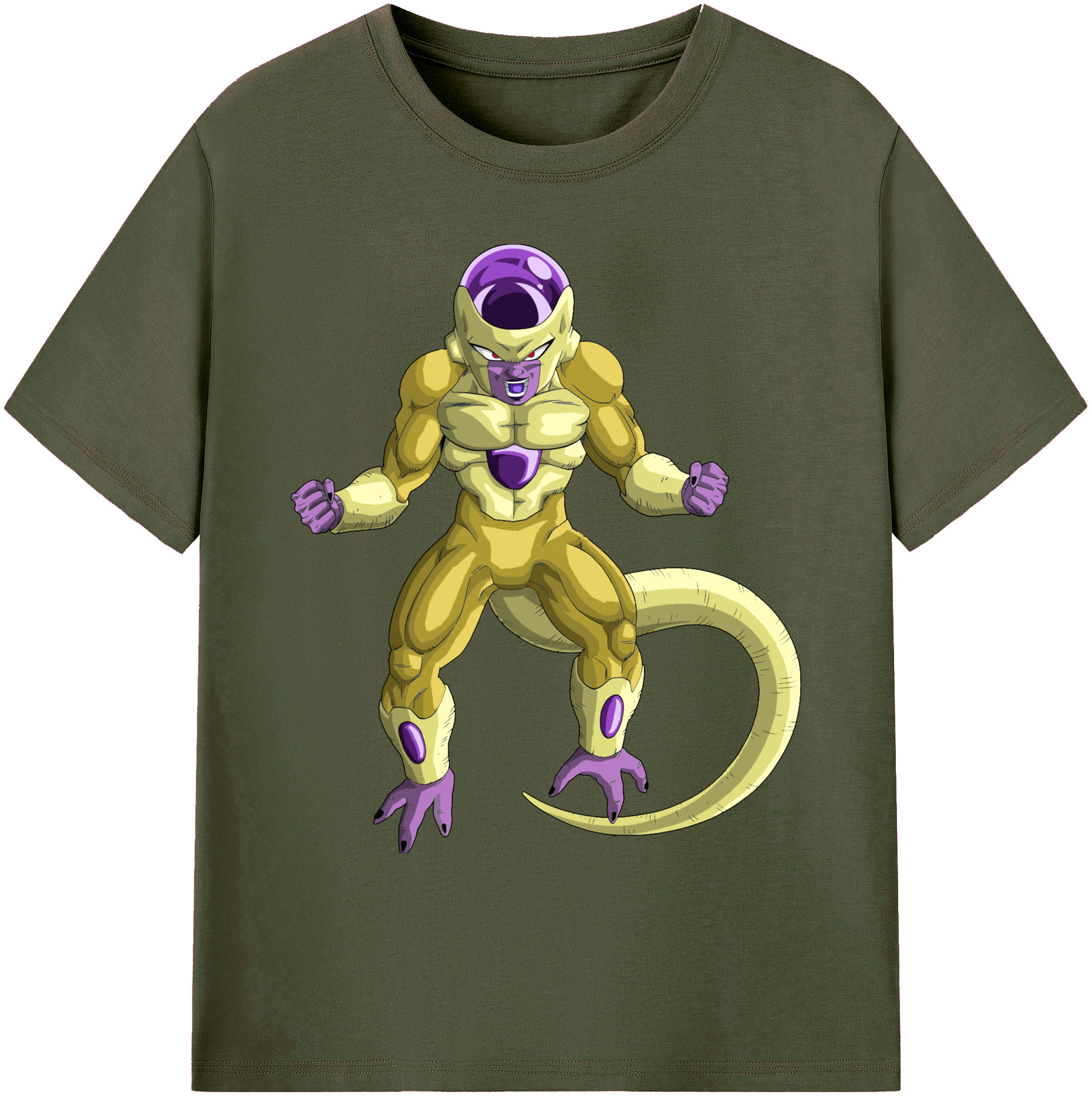 （画像用） ドラゴンボール フリーザ DRAGON BALL Frieza 綿100％ メンズ半袖Tシャツ｜肌触りやわらか＆通気性